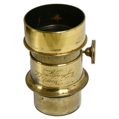 Objectif vers 1842. « Voigtlander & sohn»